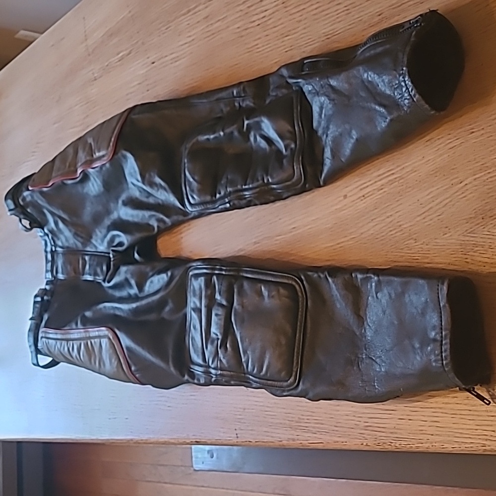 Vintage all leather Honda riding pants Hein Gericke